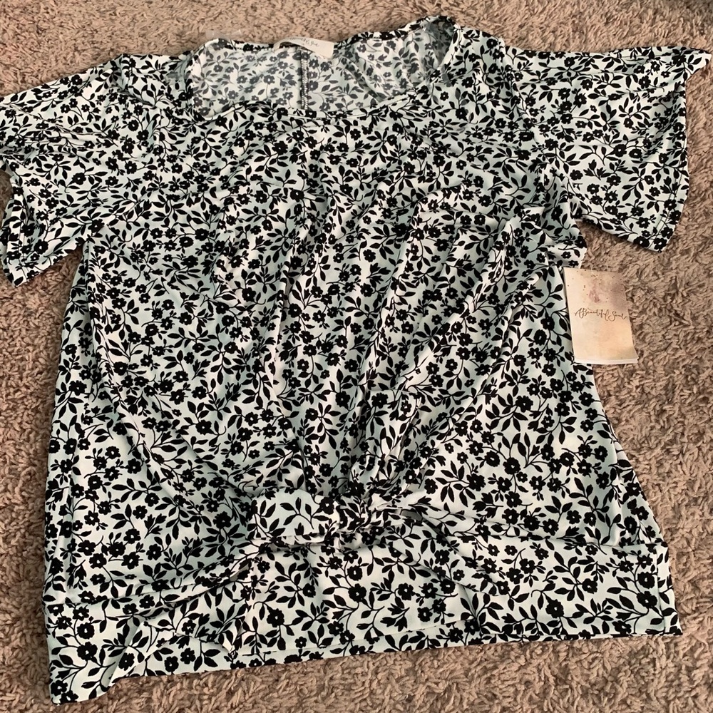 A Beautiful Soul Floral T-shirt